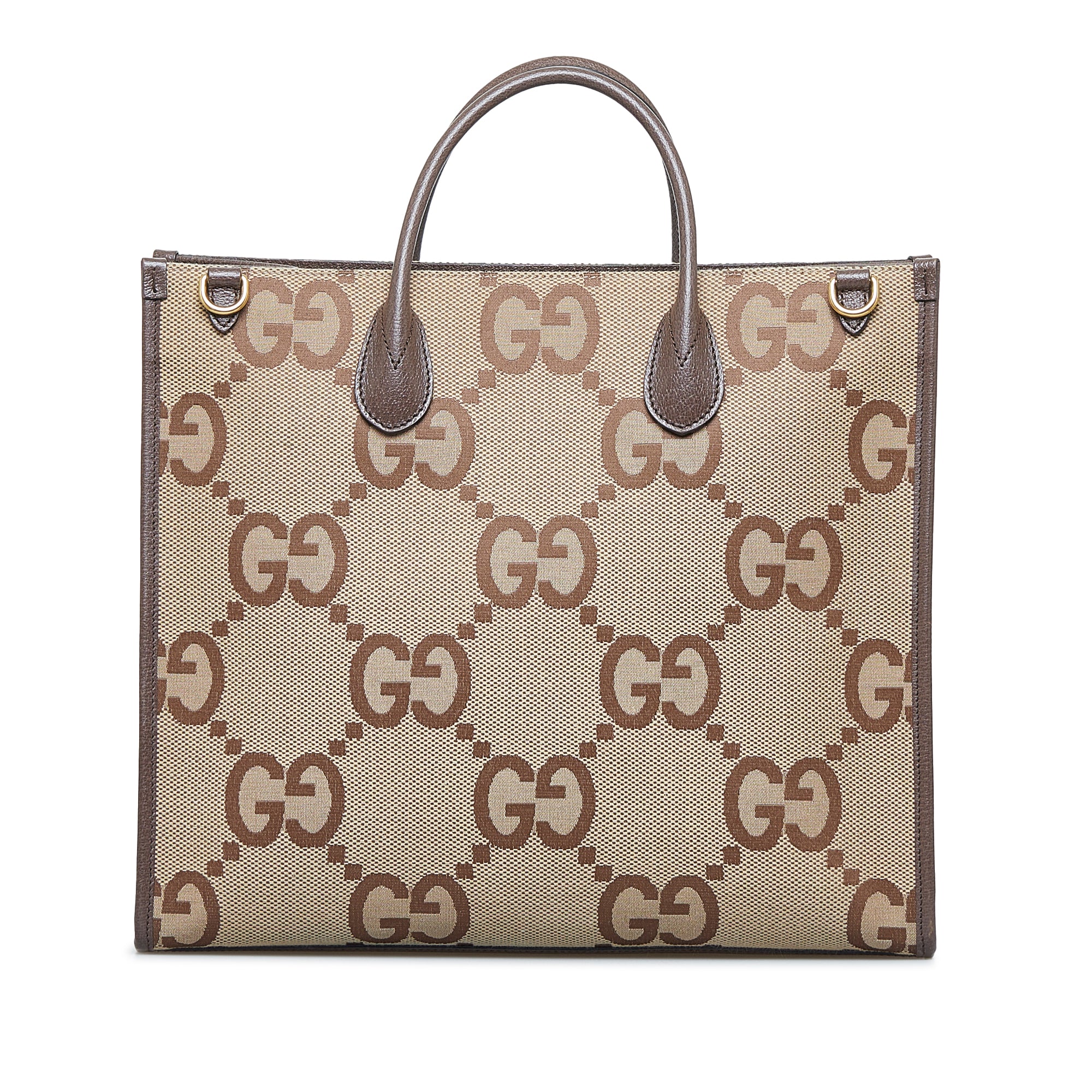 Gucci Jumbo GG Tote Bag, Brown, GG Canvas