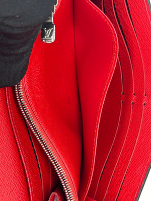 3 Pc Louis Vuitton Brea NM MM MV Monogram Sarah Cerise NM3 Red Wallet Bag  Charm