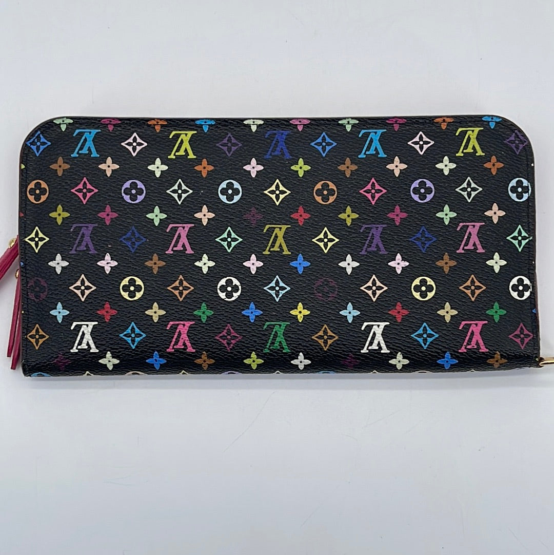 Preloved Louis Vuitton Multicolor Black Canvas Insolite Wallet Y796W38 040924 P