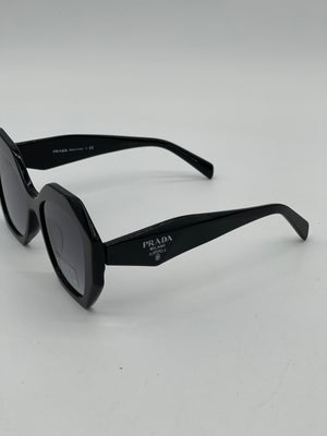 New Prada Black Geometric Sunglasses. XB36282160 093024 H