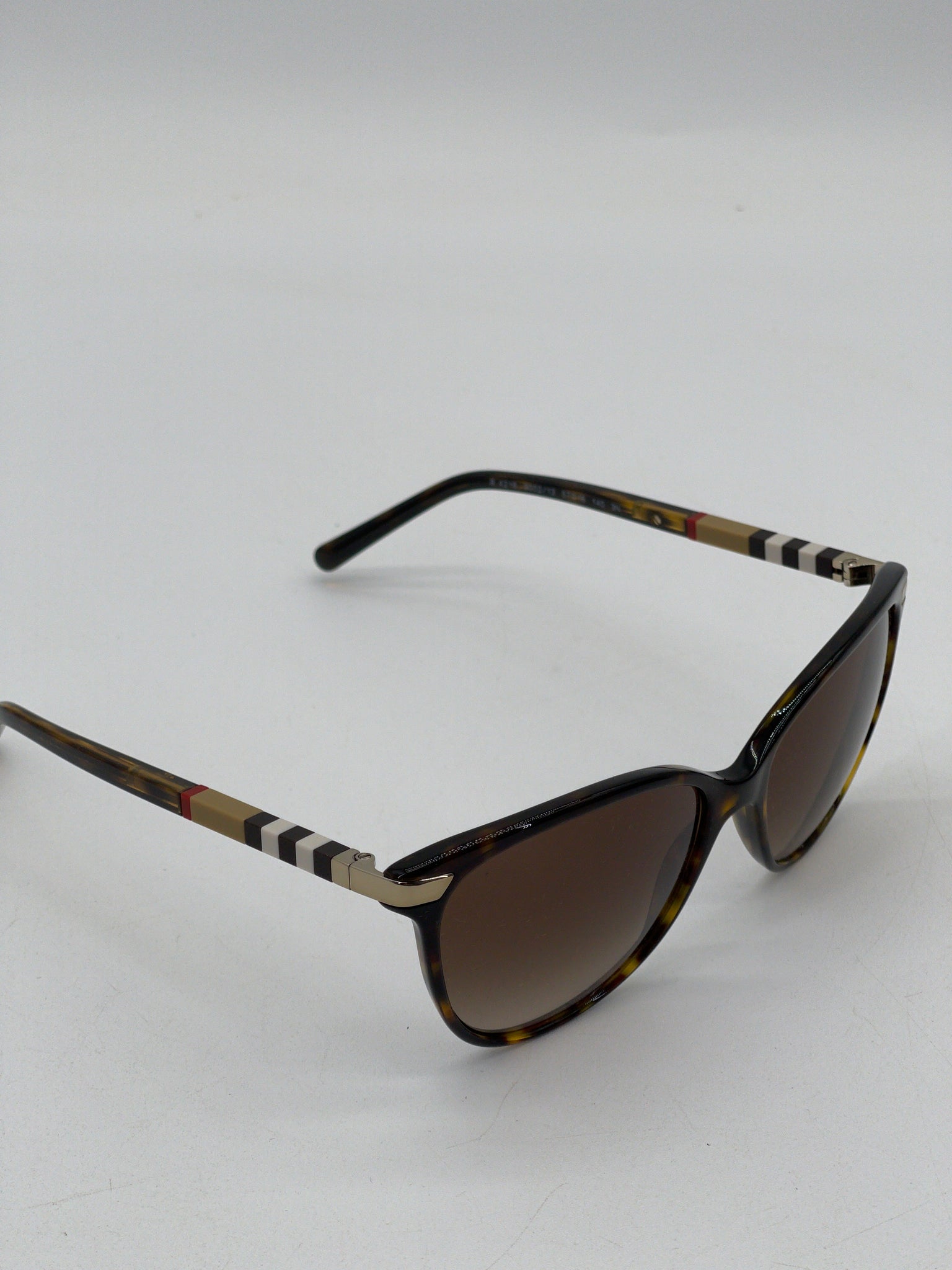 New Burberry Brown Tortoise Gradient Sunglasses DY11389365G 091024 H