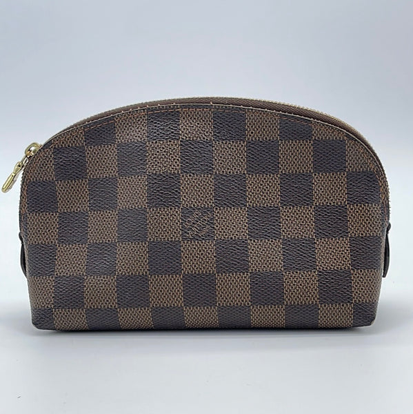 PRELOVED Louis Vuitton Damier Ebene Pochette Cosmetics Pouch CA3077 08 –  KimmieBBags LLC