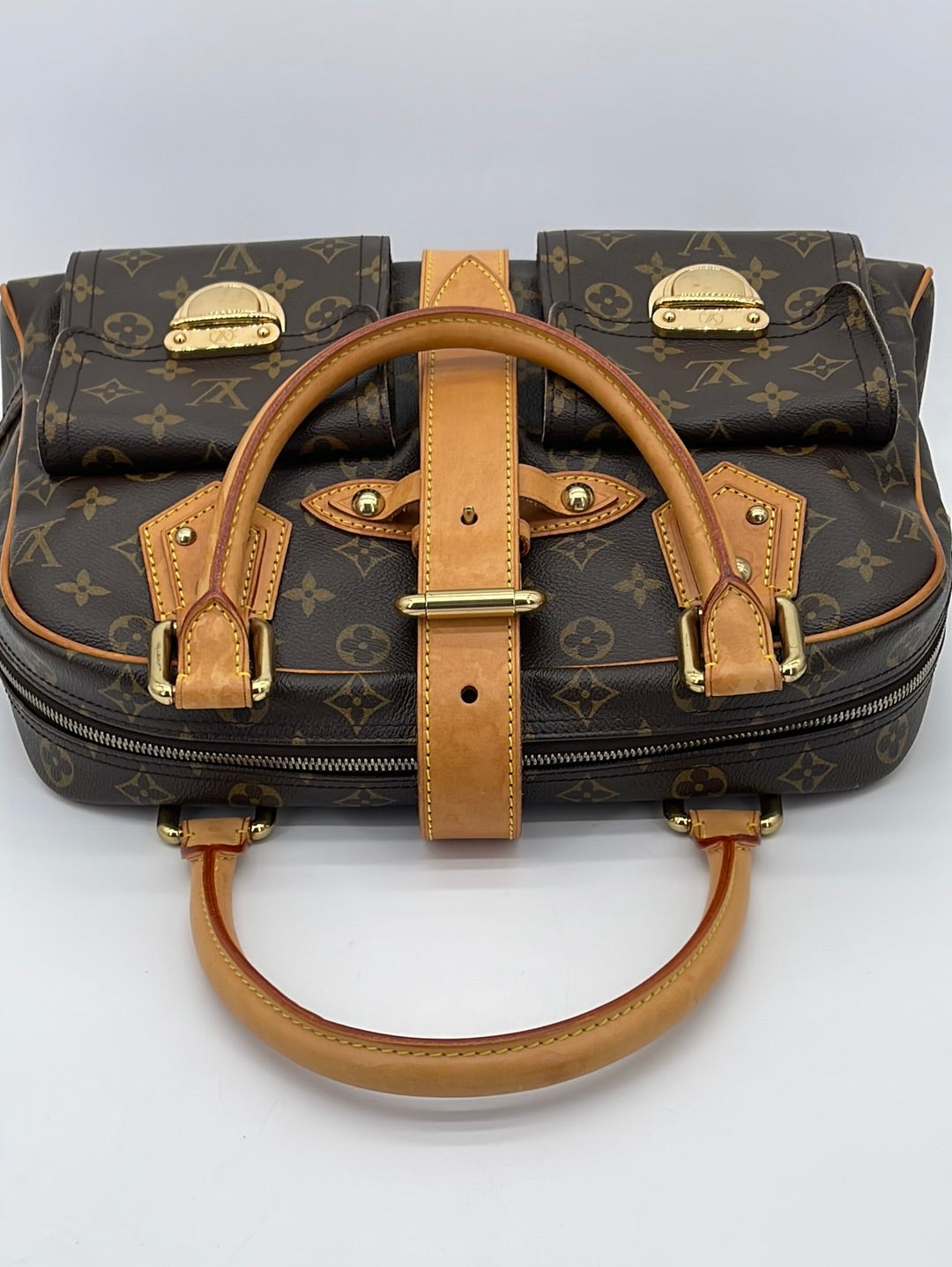 Preloved Louis Vuitton Monogram Manhattan GM Handbag CA0045 100623