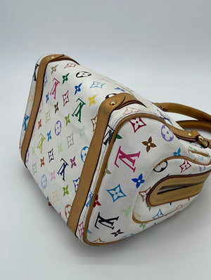 NTWRK - Preloved LV Monogram White Multicolore Priscilla Handbag SP0048