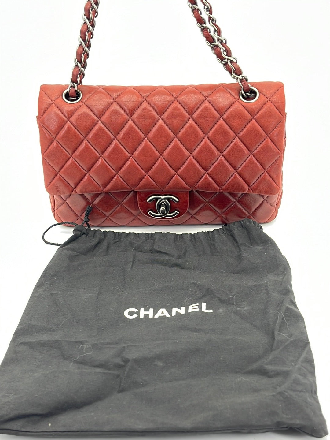 Chanel Classic Medium Lambskin Double Flap Bag, Chanel Handbags