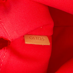 PRELOVED LOUIS VUITTON Damier Azur Canvas Calvi Bag (Hot Pink
