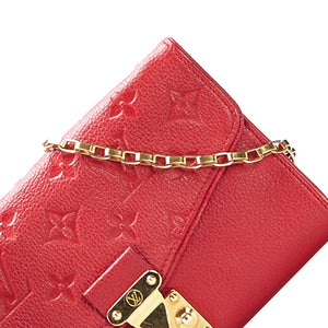 Authentic Louis Vuitton Monogram Empreinte Leather St Germain Red shoulder  bag