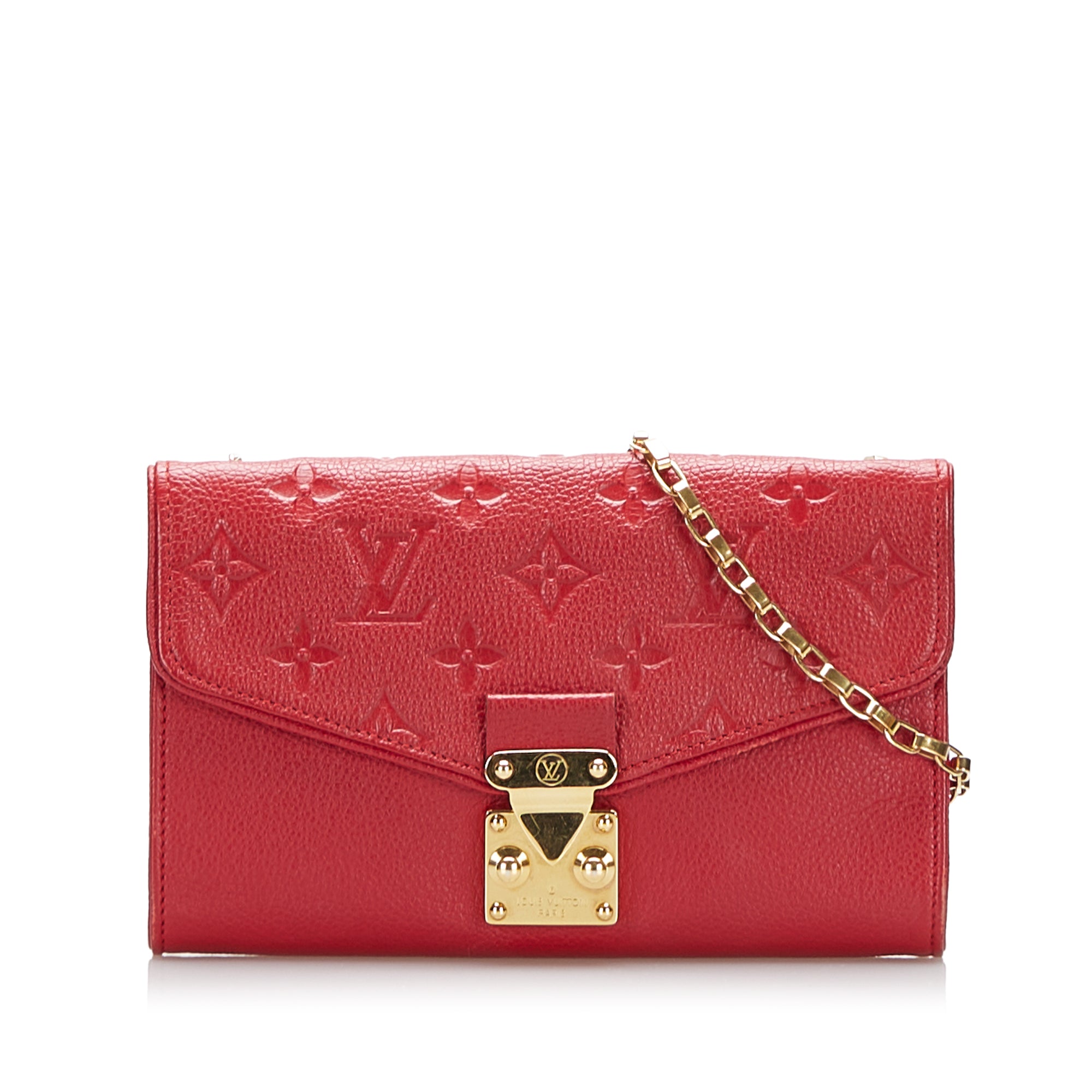 Saint-germain leather handbag Louis Vuitton Red in Leather - 32401237
