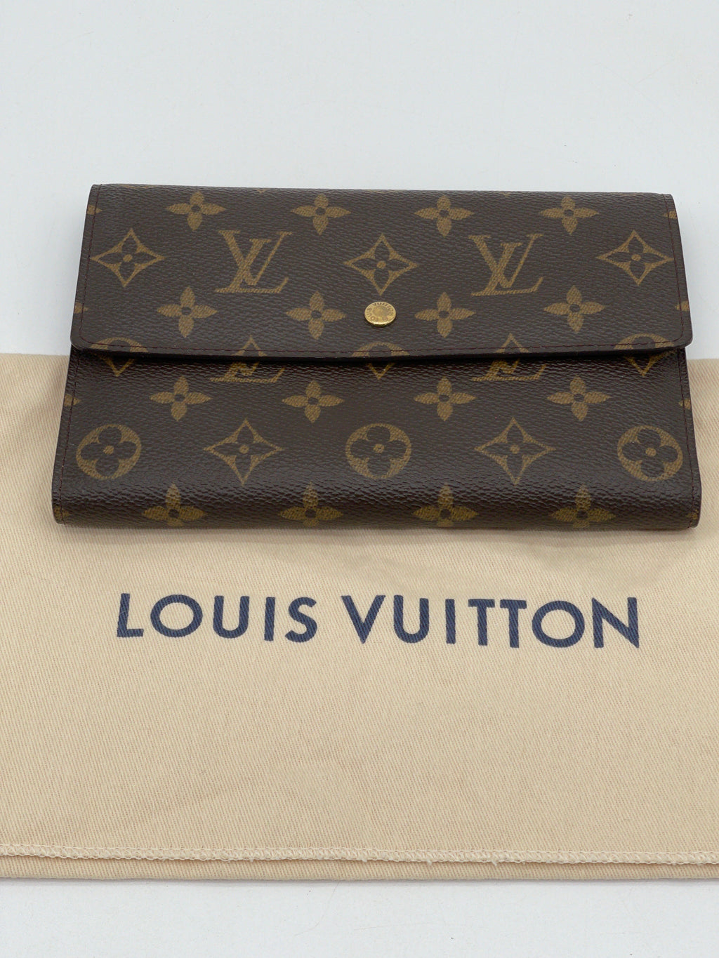 Preloved Louis Vuitton Monogram Papiers Trifold wallet 4D24VTK 092724 P