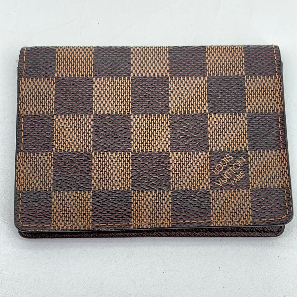 Business Card Holder Damier Azur Canvas - Wallets and Small Leather Goods