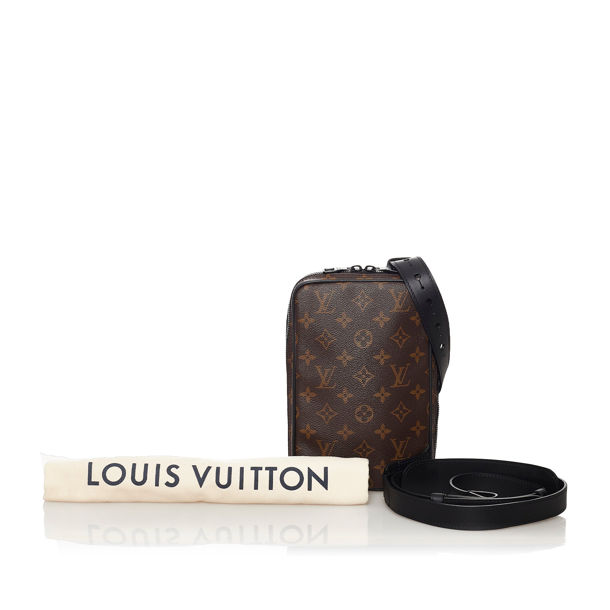 Louis Vuitton Side Bag Monogram Utility Brown