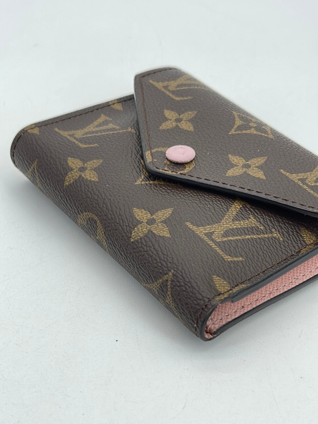 Authenticated Used LOUIS VUITTON Louis Vuitton Portefeuille Palace Compact  Trifold Wallet M67479 Monogram Canvas Leather Brown Black Gold Metal  Fittings 