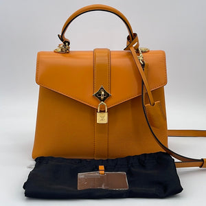 Louis Vuitton Beige Leather Rose De Vents PM Top Handle Bag Louis