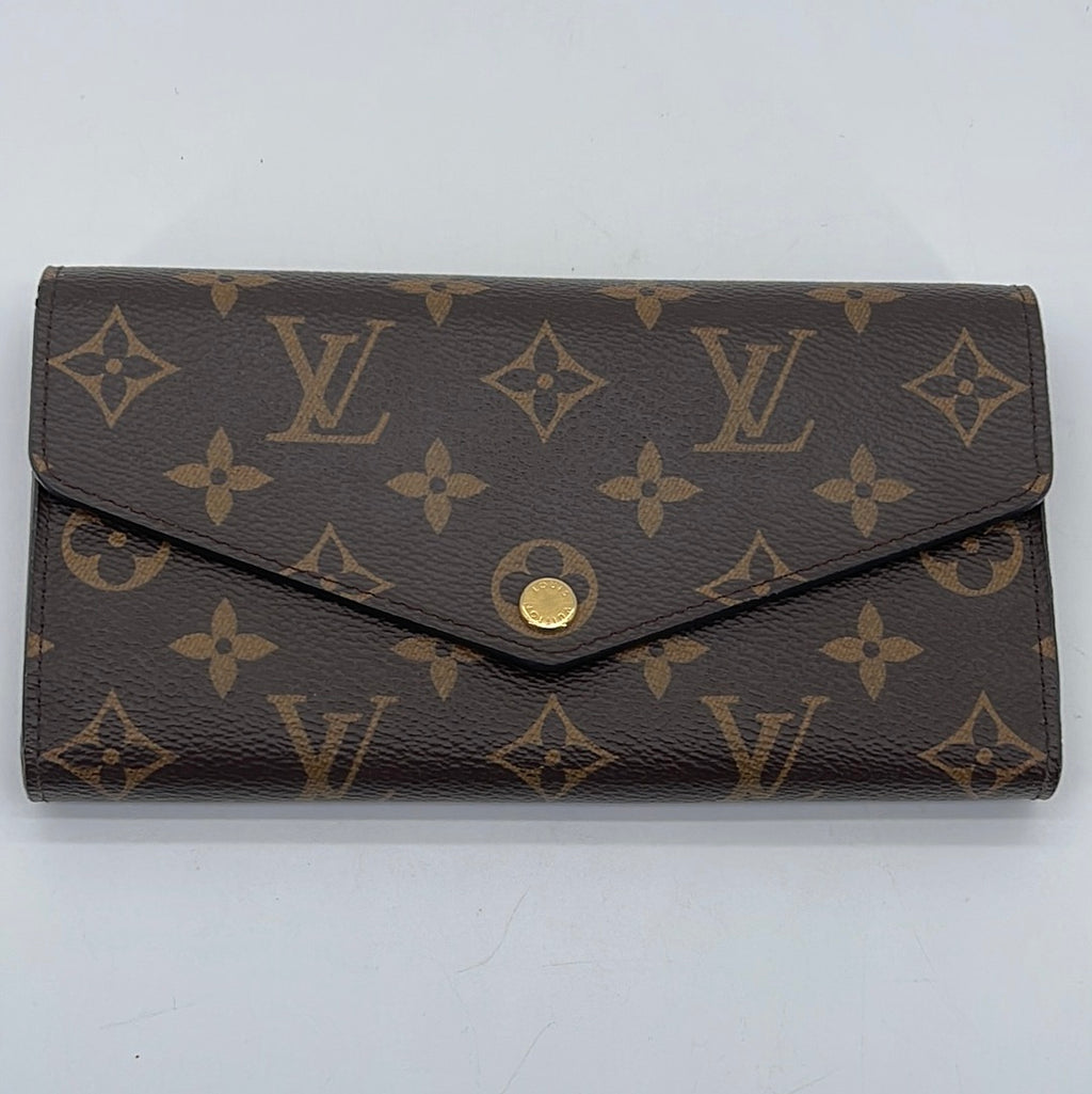 PRELOVED Louis Vuitton Monogram Portefeuille Sarah Long Wallet MTD23BV 040824 P