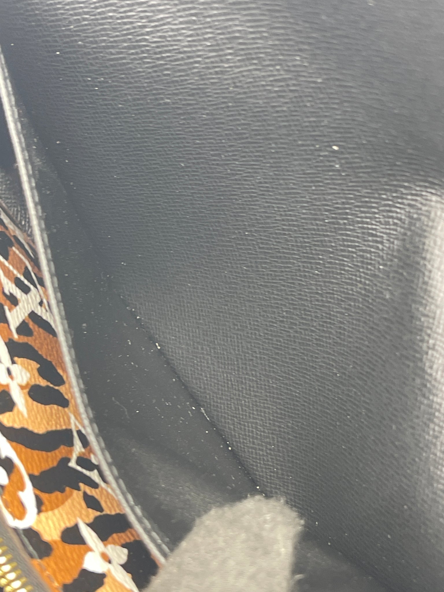 Pre Loved Louis Vuitton Limited 2019 Black Monogram Giant Jungle Sarah Wallet. CRWC8XB 073124 P