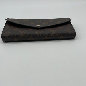 PRELOVED Louis Vuitton Monogram Portefeuille Sarah Long Wallet -Rasberry Interior YXY8HJR 041824 H