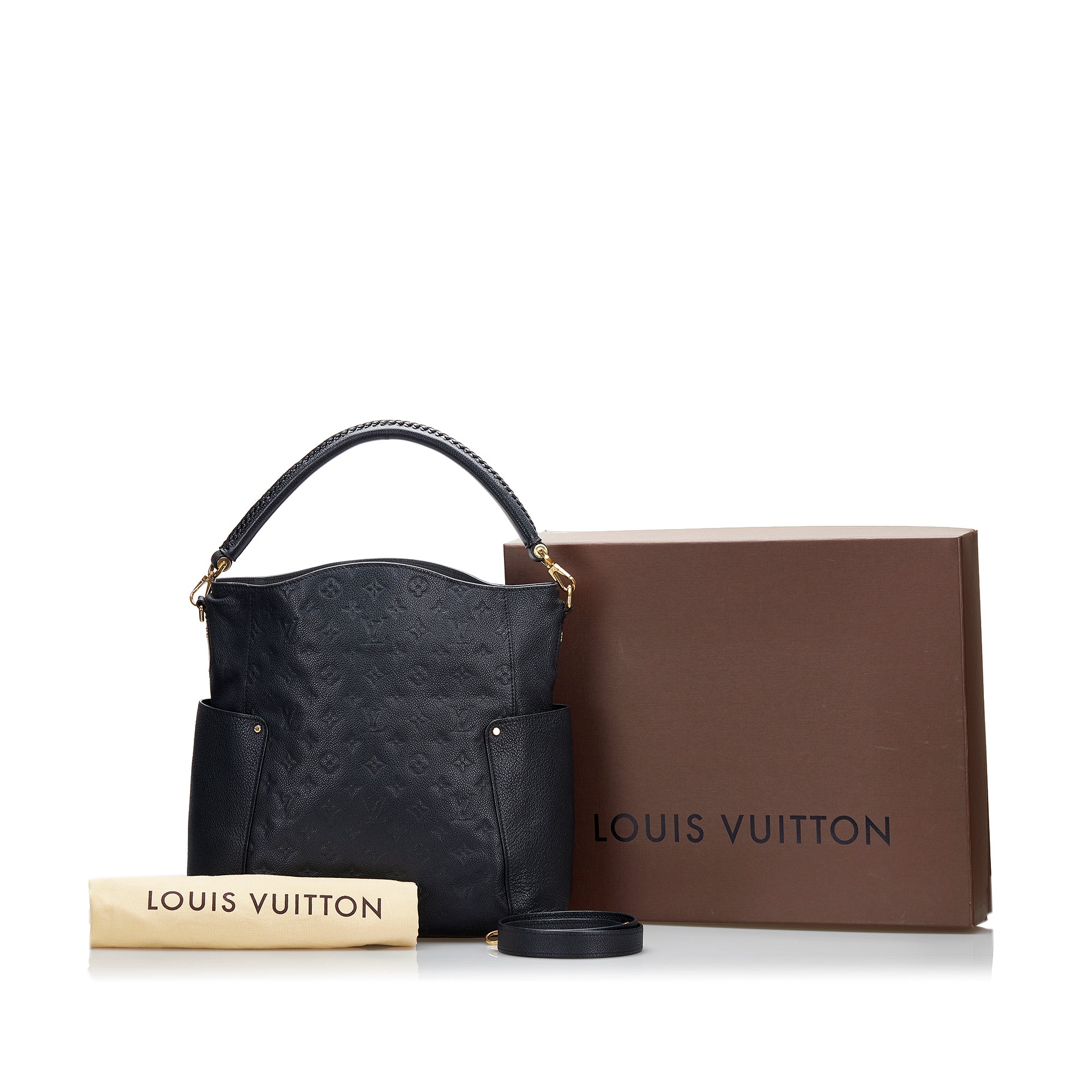 Bagatelle leather handbag Louis Vuitton Black in Leather - 36950942