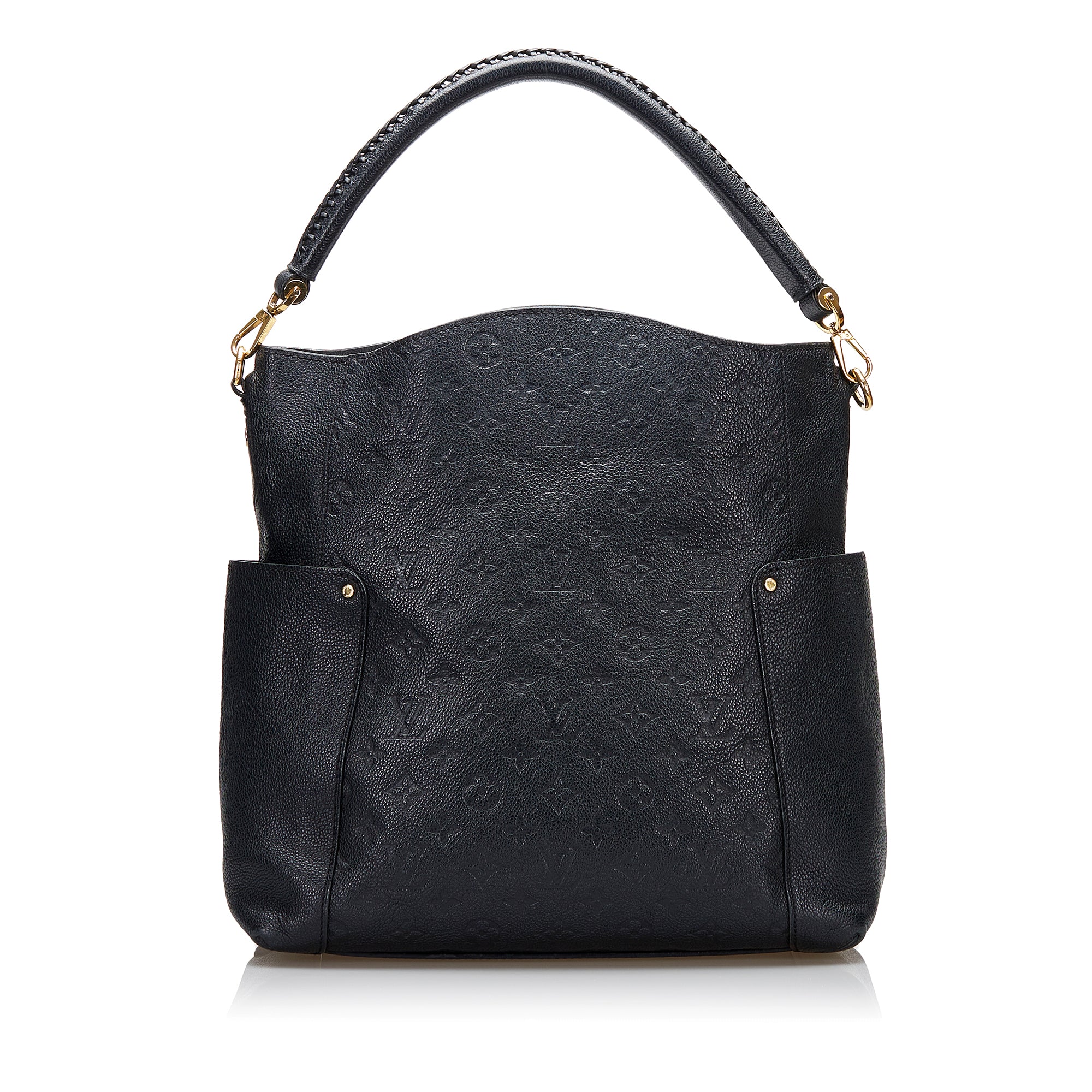 Louis Vuitton - Black Monogram Empreinte Leather Pallas Crossbody Bag