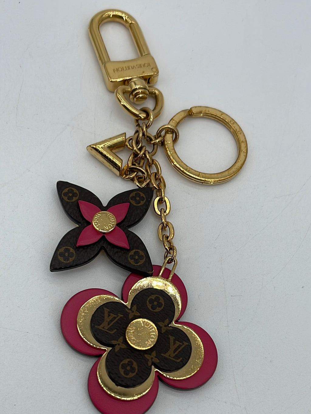 Preloved Louis Vuitton Blooming Flowers Bag Charm/Key Holder FEB2724 H