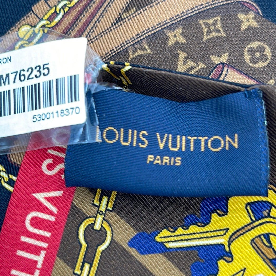 Louis Vuitton // Grey & Black Monogram Cashmere Scarf – VSP Consignment