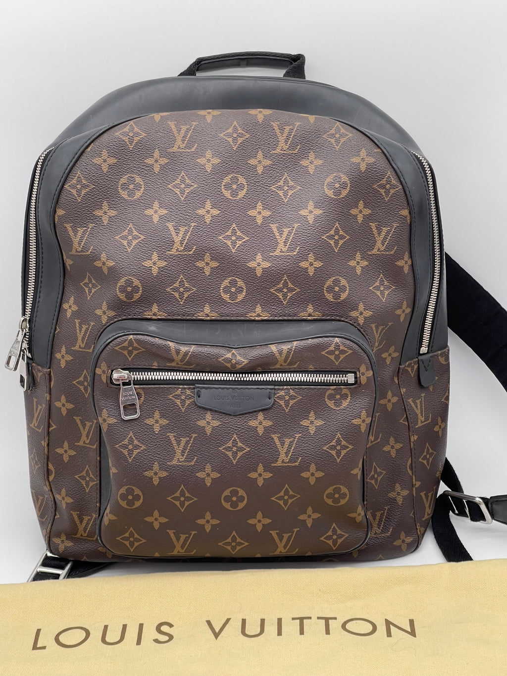 Preloved Louis Vuitton Josh Backpack Macassar Monogram Canvas DX72V63 112224 H