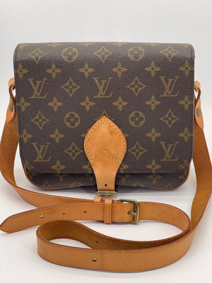 Preloved Vintage Louis Vuitton Cartouchiere MM Monogram Bag RKTQ683 070924 P