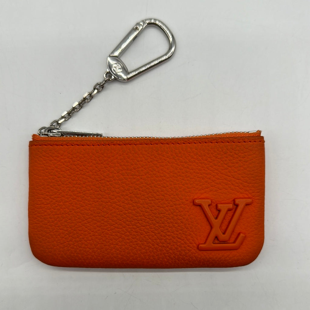 Preloved Louis Vuitton Orange Aerogram Key Cles QT3V97B 040724