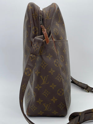 LOUIS VUITTON VINTAGE MONOGRAM CANVAS MARCEAU GM MESSENGER BAG PURSE