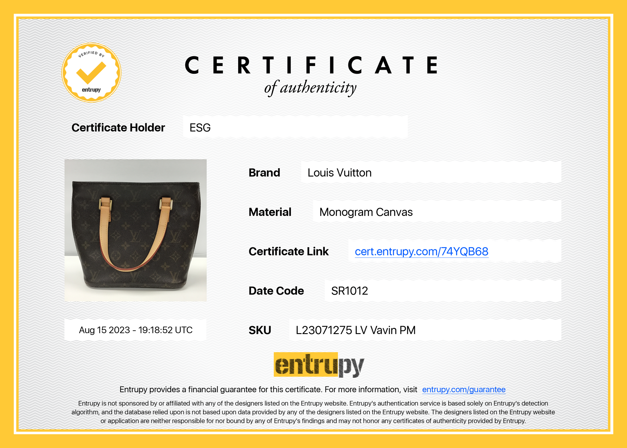 Louis Vuitton Vintage Preloved Monogram Vavin PM: Authenticating Packaging  Shipping Outfit Ideas 