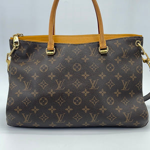 Louis Vuitton Pallas Tote Bag Brown