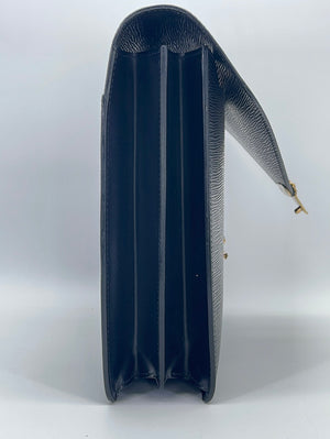 Louis Vuitton Serviette Ambassadeur Black Leather Backpack Bag (Pre-Owned)
