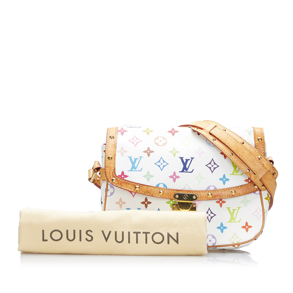 PRELOVED Louis Vuitton Solagne White Multicolor Shoulder Bag 7VKC8HT 030124 Y