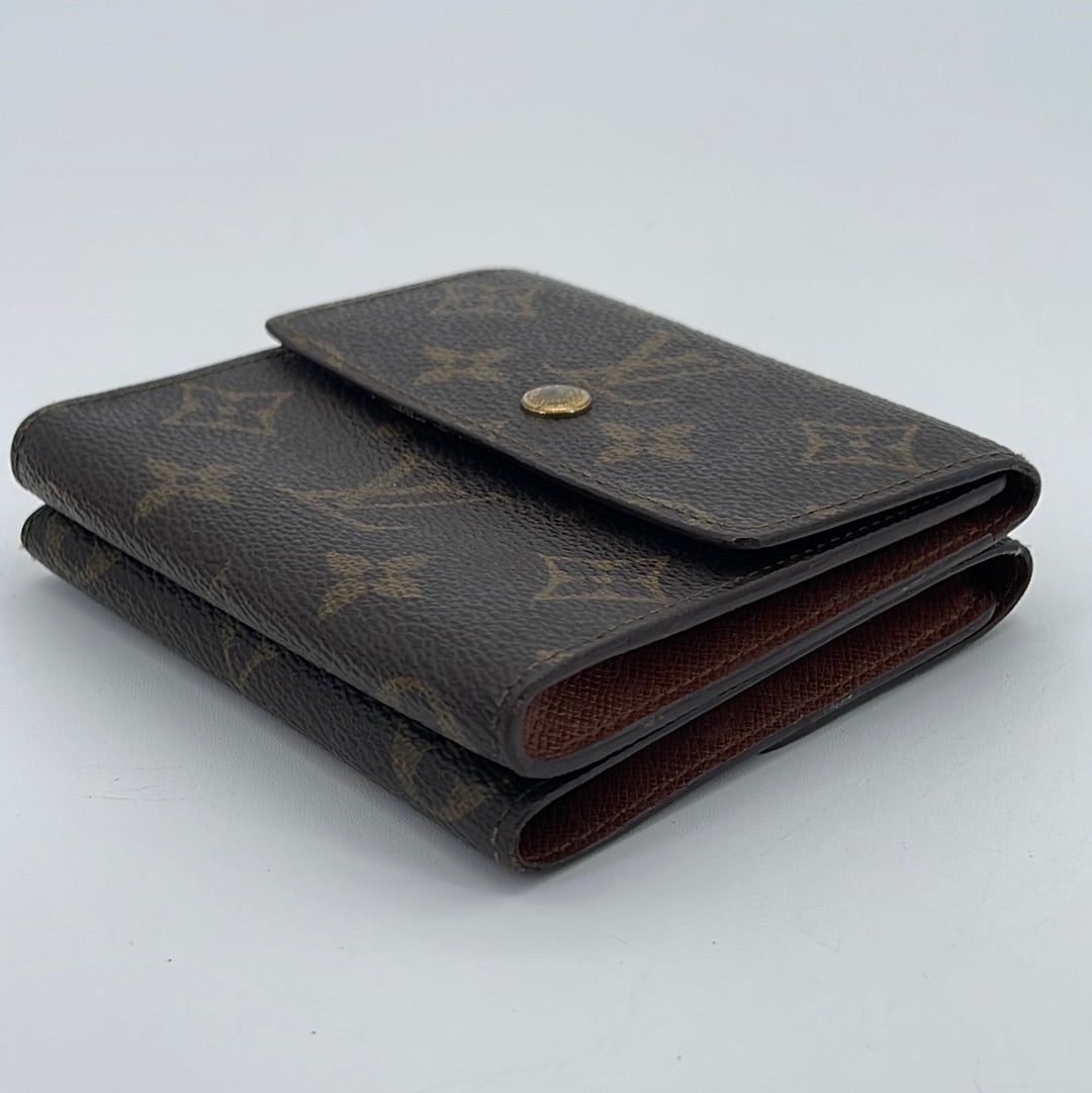 Louis vuitton Monogram Canvas Elise Compact Wallet Louis Vuitton