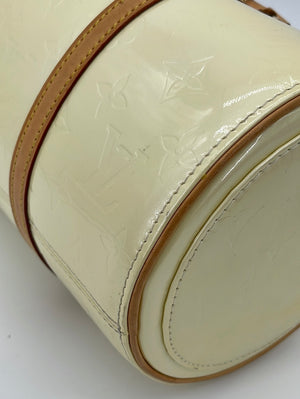 Louis Vuitton Ivory Monogram Vernis Bedford Papillon Top Handle