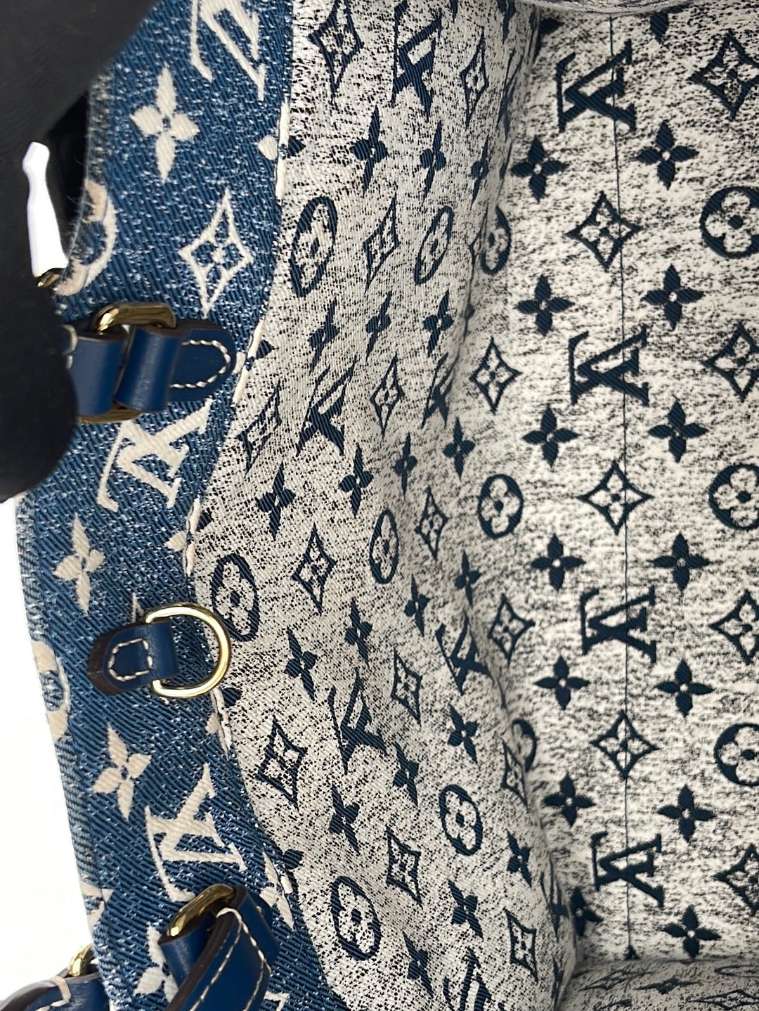 Preloved Louis Vuitton Monogram Denim OnTheGo mm Tote TDVG389 091023 Off