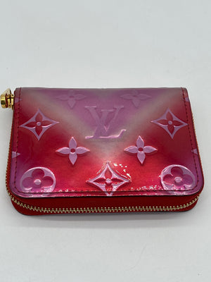 Preloved Louis Vuitton Pink Vernis Valentine Zippy Coin Purse 8QQ3GWK 061624B