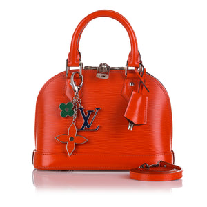 Louis Vuitton, Bags, Custom Orange Louis Vuitton Alma