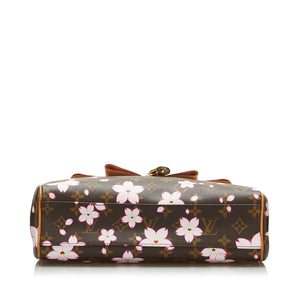 Louis Vuitton Monogram Long Wallet Cherry Blossom Takashi Murakami