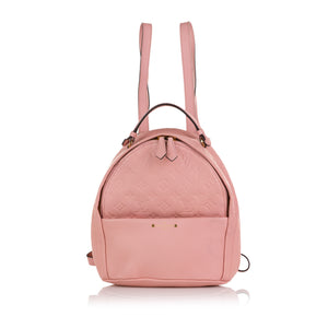 Louis Vuitton M44019 Monogram Empreinte Sorbonne Backpack Bag Pink Free  Shipping