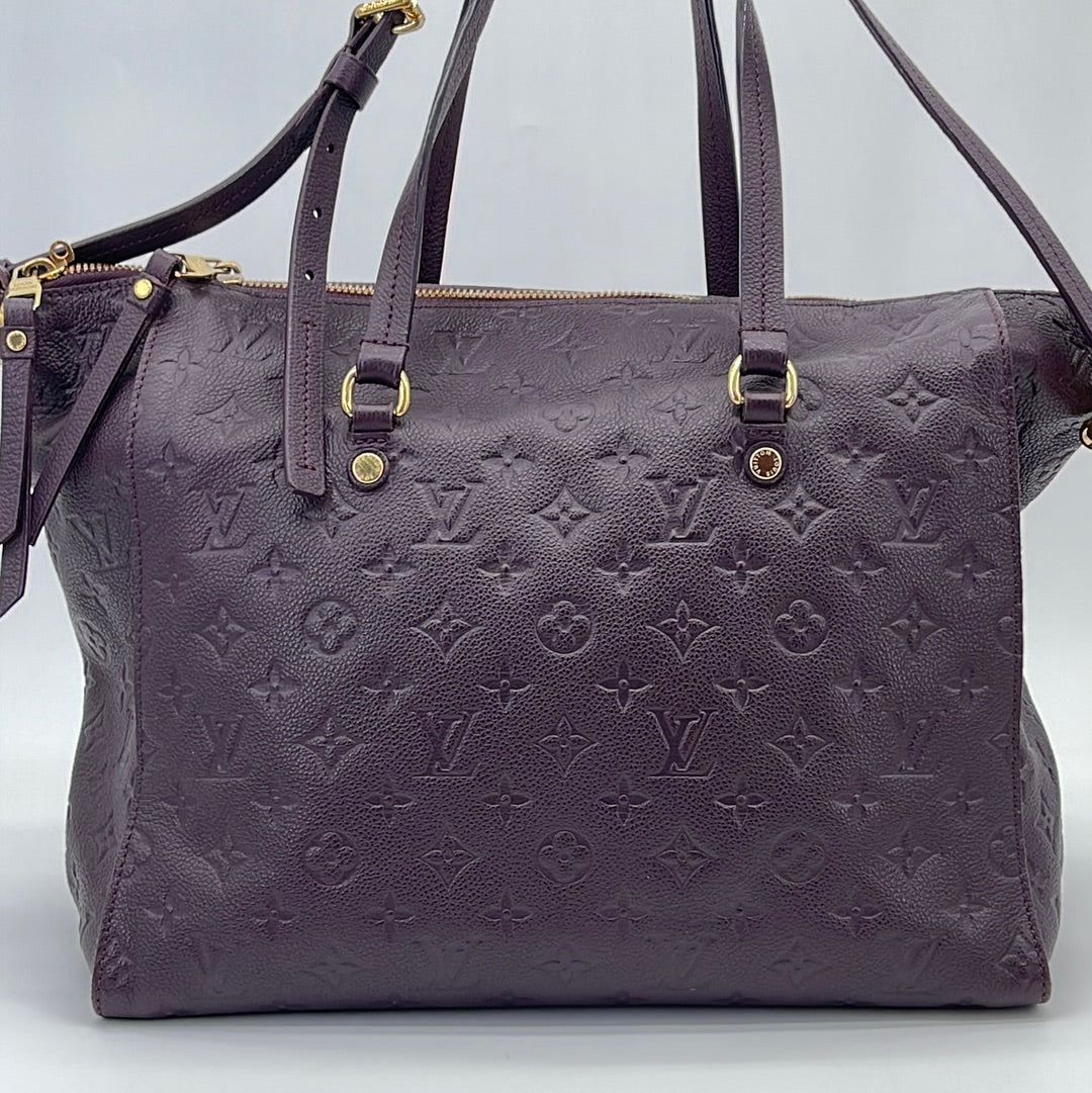 Lumineuse leather handbag