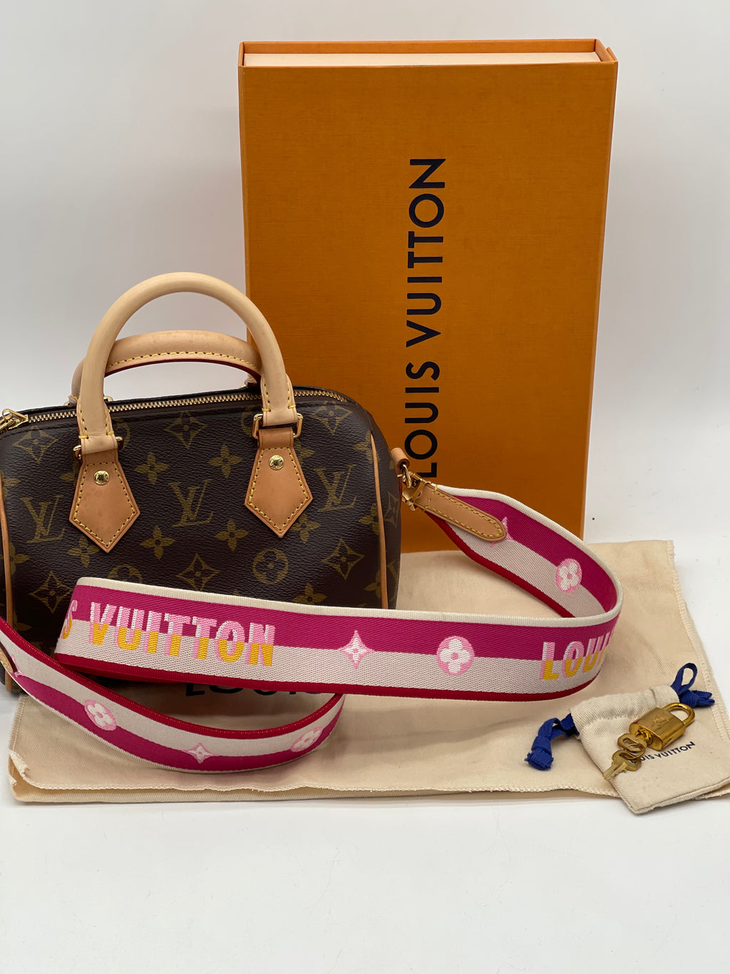 PRELOVED Louis Vuitton Speedy 20 Monogram Bandolier Bag. VGWHKYH 111824 P