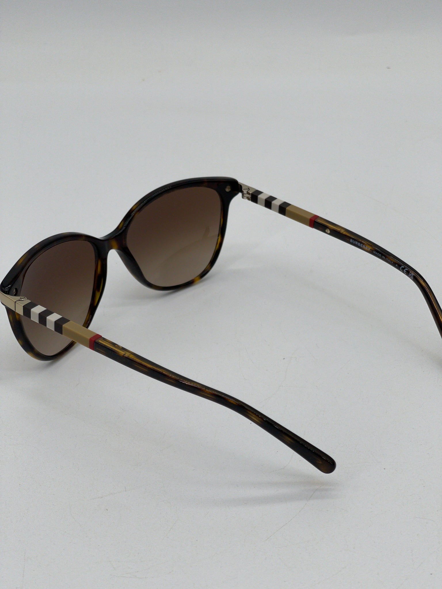 New Burberry Brown Tortoise Gradient Sunglasses DY11389365G 091024 H