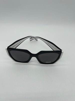 Like New Prada Black and White Sunglasses 09Q-5S0 083024 H