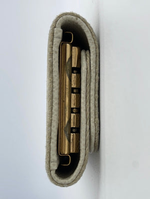 NTWRK - Preloved Louis Vuitton Beige Min Lin 4 Key Holder FL1016 091323