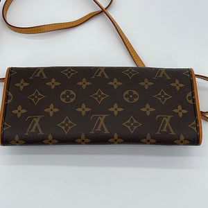 PRELOVED Louis Vuitton Discontinued Pochette Twin GM Monogram Crossbody Bag. QT498MH 073124 P