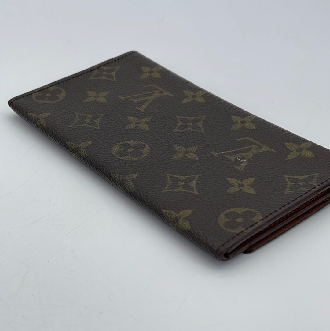 Preloved Louis Vuitton Monogram Long Checkbook Wallet MI9005 061323 –  KimmieBBags LLC