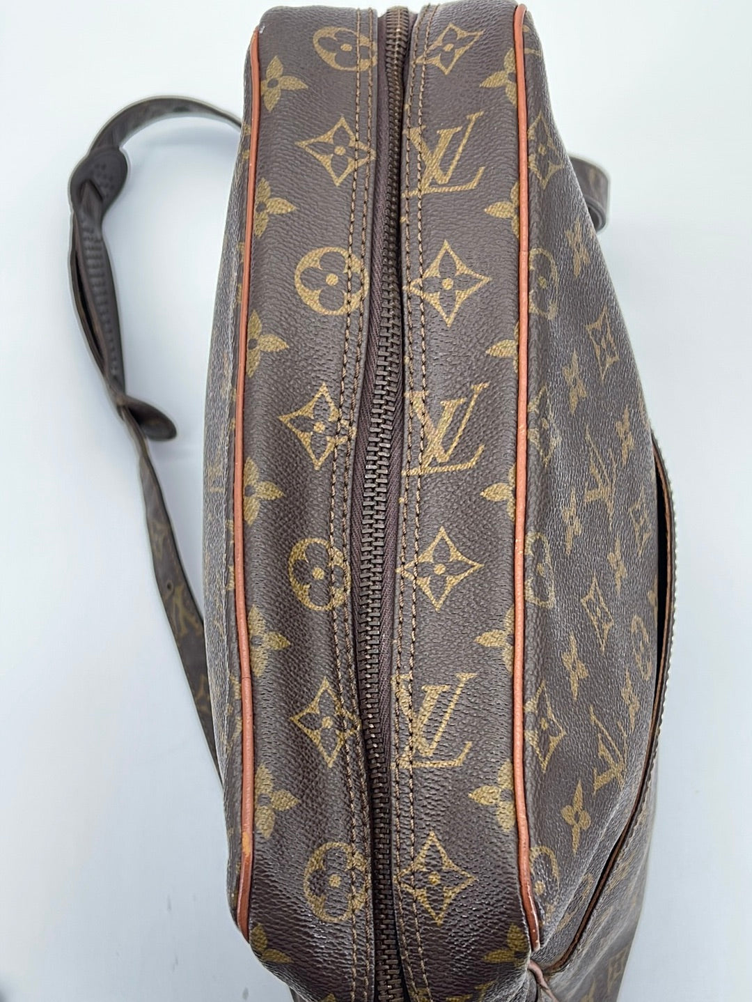 Louis Vuitton Marceau Monogram Canvas Shoulder Bag Tan