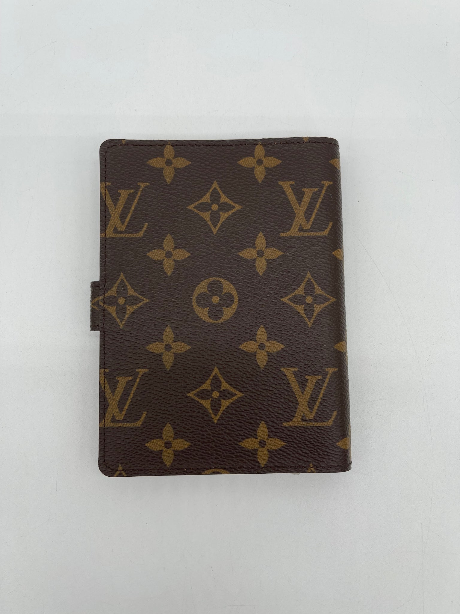 Preloved Louis Vuitton Monogram Agenda PM Day Planner Cover with Initials K.I. R63HT8T 090924 H