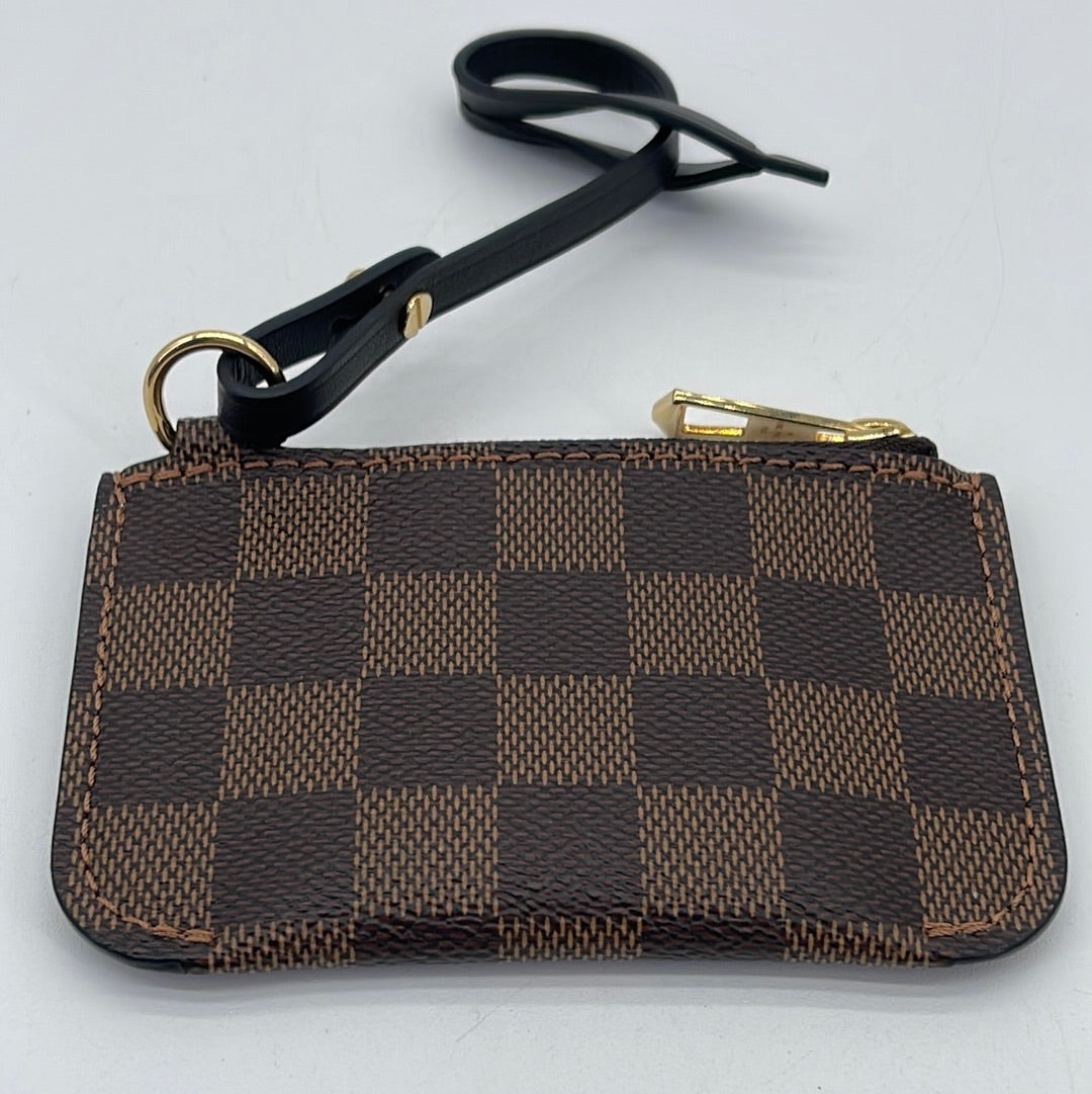 Preloved Louis Vuitton Damier Ebene LV Pochette Cles Coin Pouch GY46TQ4 043024 H