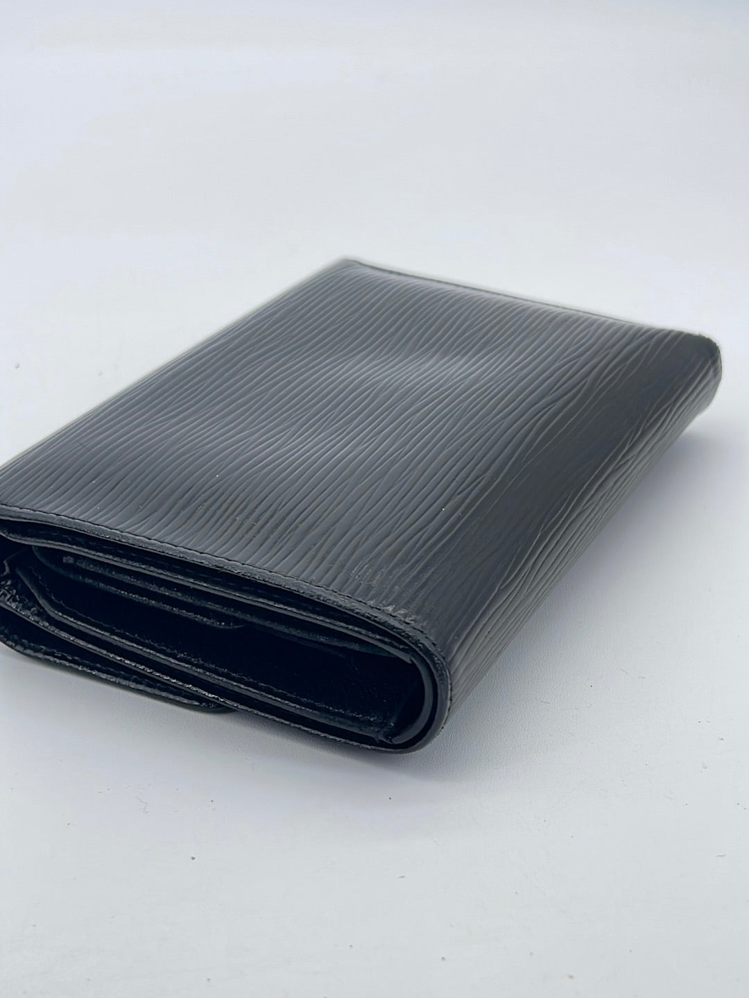 Louis Vuitton Blue Epi leather Brazza Bifold Long Wallet